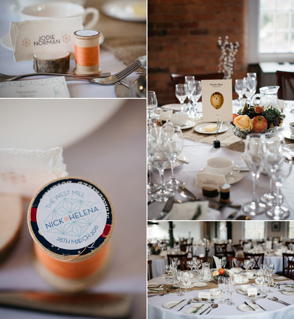 An industrial and geometric inspired wedding in Scotland. Photography by Caro Weiss.