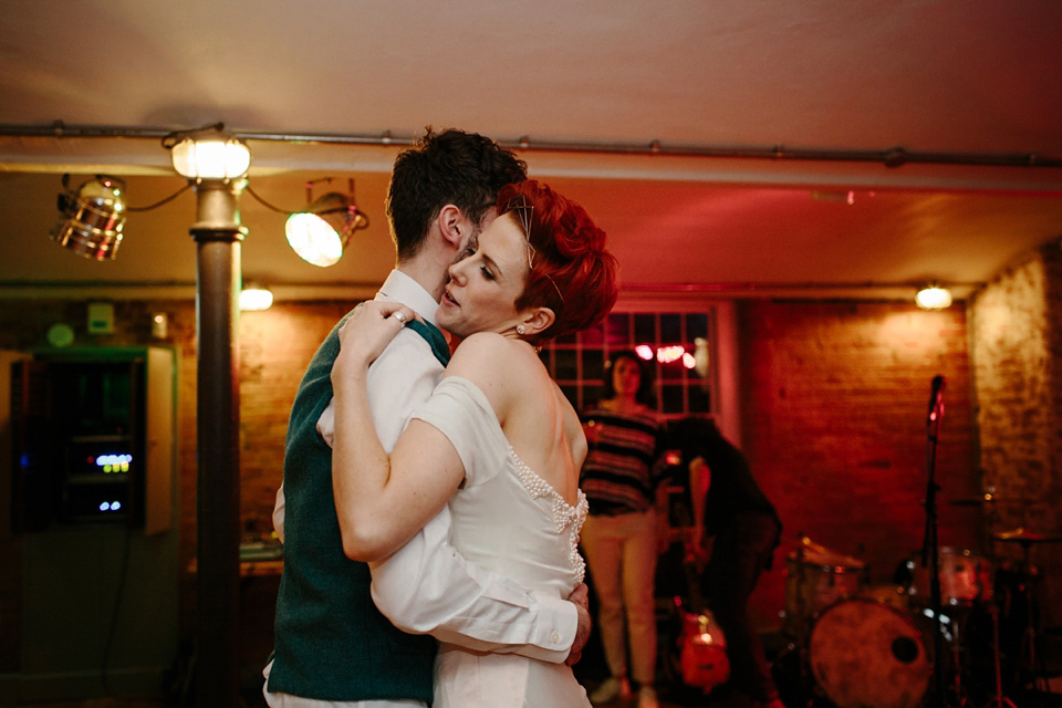 An industrial and geometric inspired wedding in Scotland. Photography by Caro Weiss.