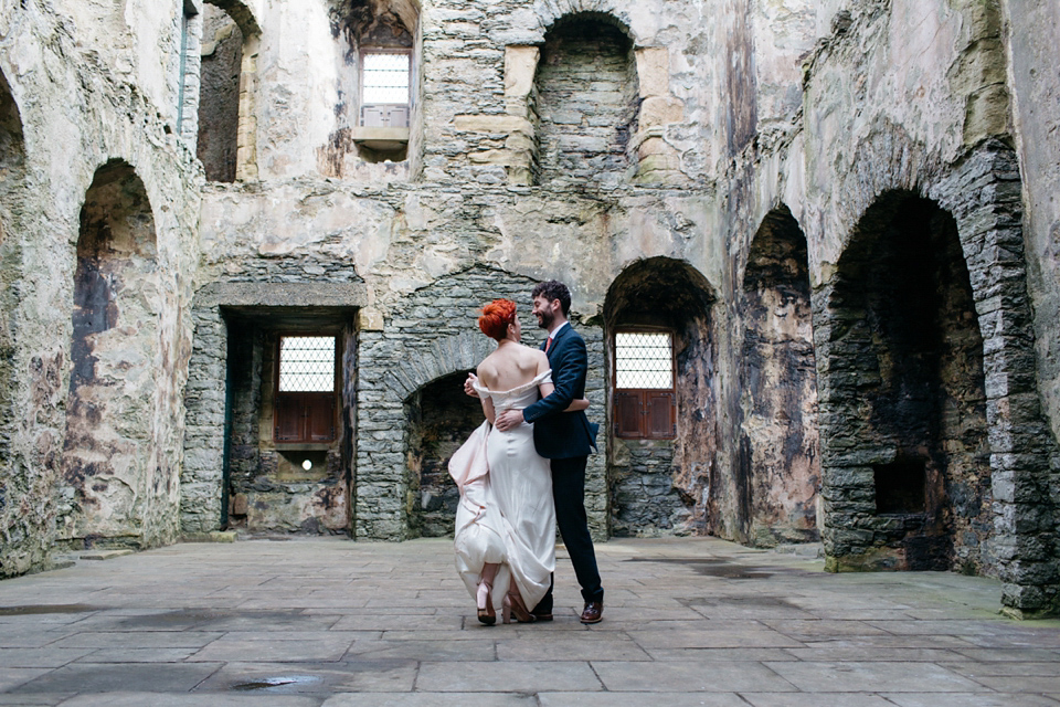 An industrial and geometric inspired wedding in Scotland. Photography by Caro Weiss.