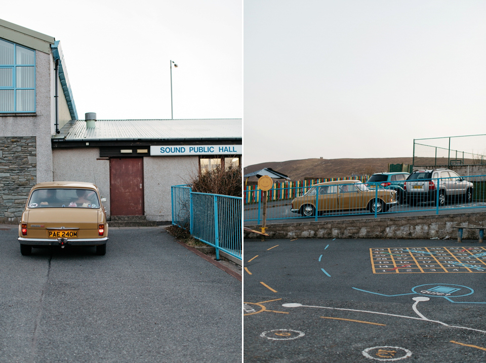 An industrial and geometric inspired wedding in Scotland. Photography by Caro Weiss.