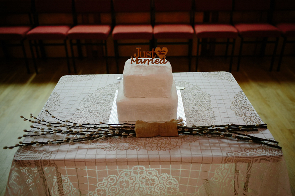 An industrial and geometric inspired wedding in Scotland. Photography by Caro Weiss.