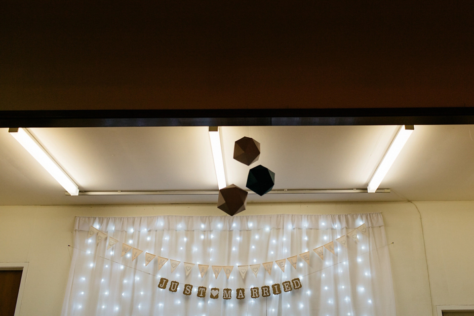 An industrial and geometric inspired wedding in Scotland. Photography by Caro Weiss.