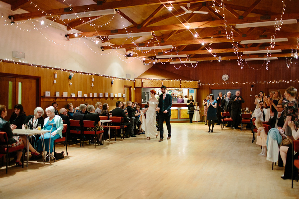 An industrial and geometric inspired wedding in Scotland. Photography by Caro Weiss.