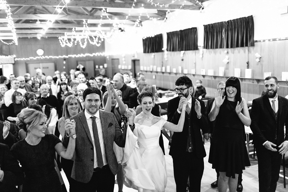 An industrial and geometric inspired wedding in Scotland. Photography by Caro Weiss.