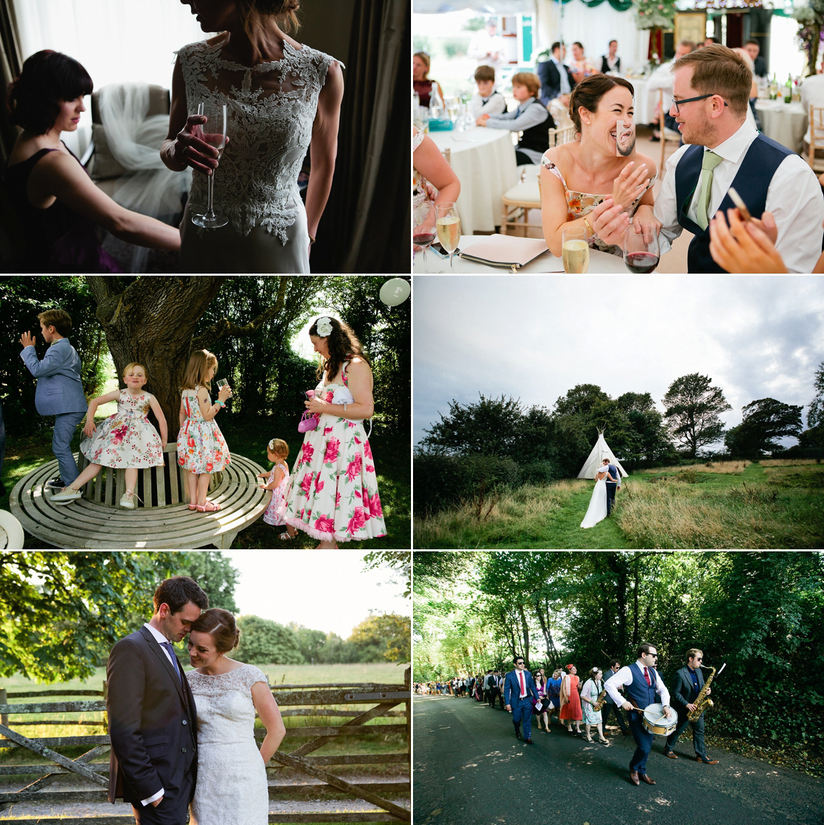 Beautiful, creative documentary wedding photography by Matilda Delves.