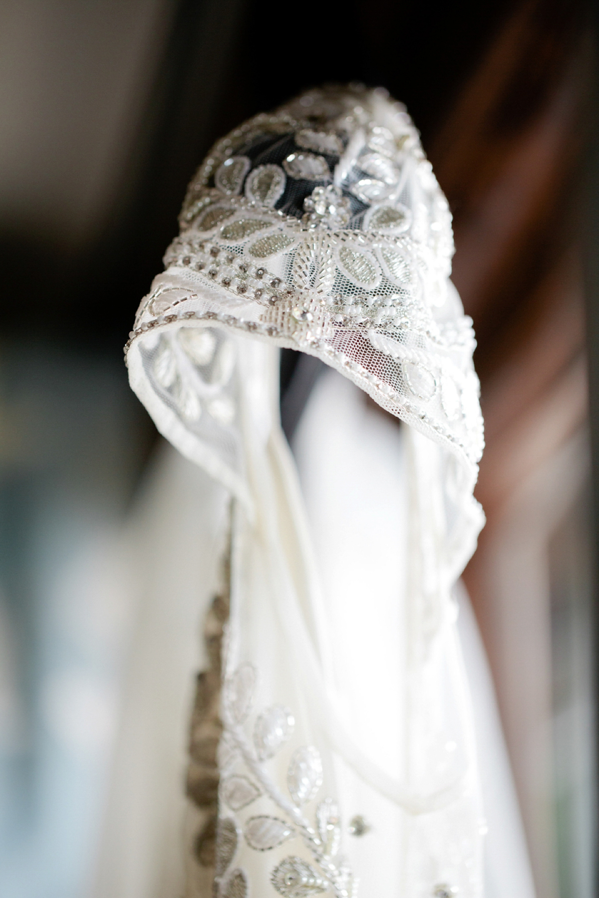 Sarah wore a Halfpenny London gown for her elegant English country garden wedding.  Photography by Helen Cawte.