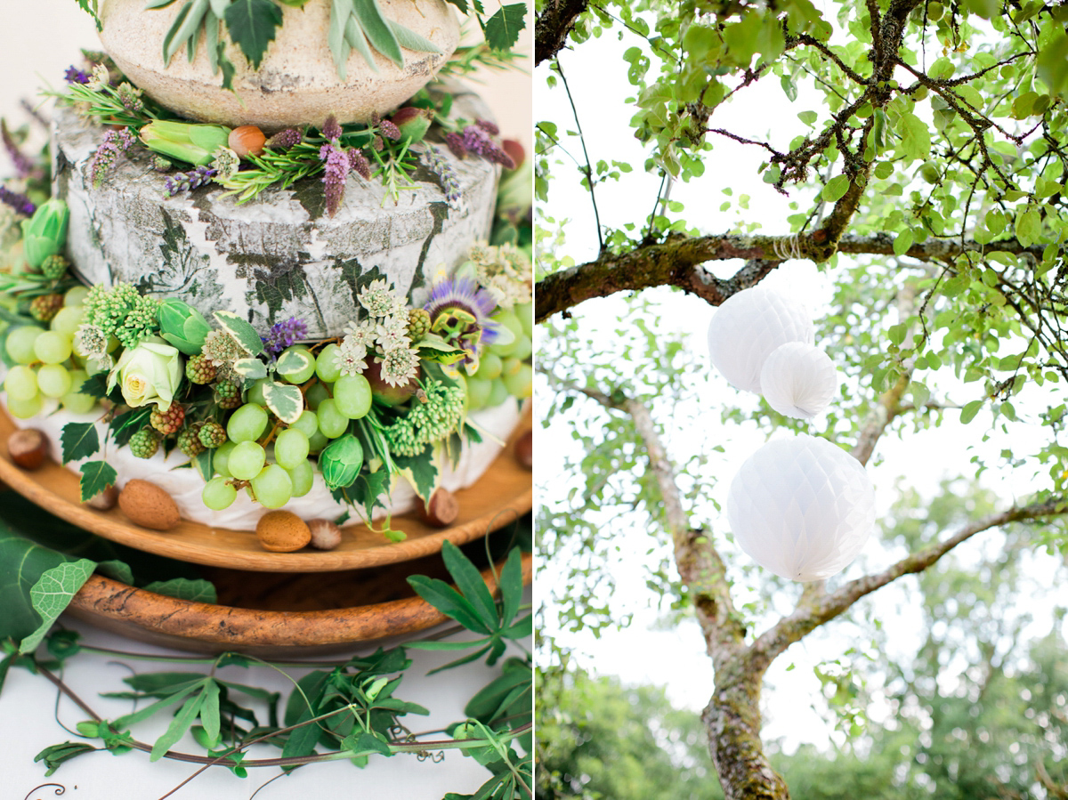 Sarah wore a Halfpenny London gown for her elegant English country garden wedding.  Photography by Helen Cawte.