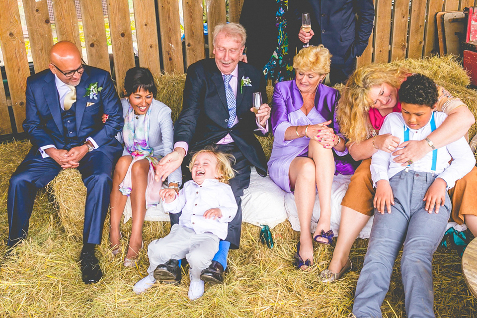 A handmade dress for a colourful and rustic, country barn wedding in the Spring. Images by ELS Photography. A handmade dress for a colourful and rustic, country barn wedding in the Spring. Images by ELS Photography.