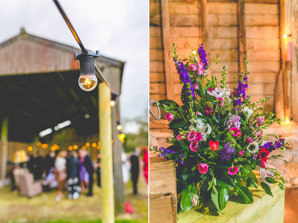 A handmade dress for a colourful and rustic, country barn wedding in the Spring. Images by ELS Photography. A handmade dress for a colourful and rustic, country barn wedding in the Spring. Images by ELS Photography.