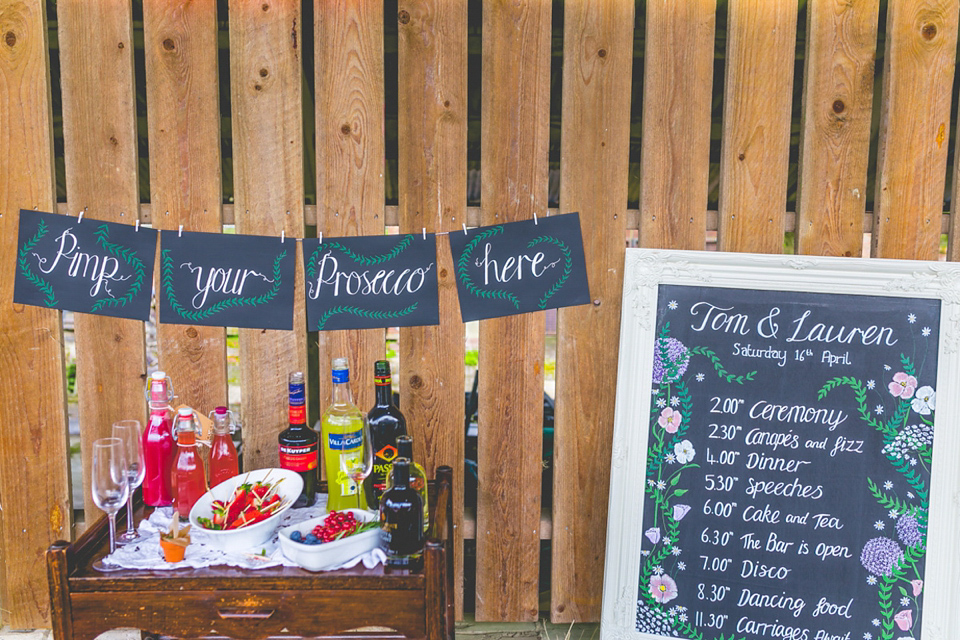 A handmade dress for a colourful and rustic, country barn wedding in the Spring. Images by ELS Photography. A handmade dress for a colourful and rustic, country barn wedding in the Spring. Images by ELS Photography.
