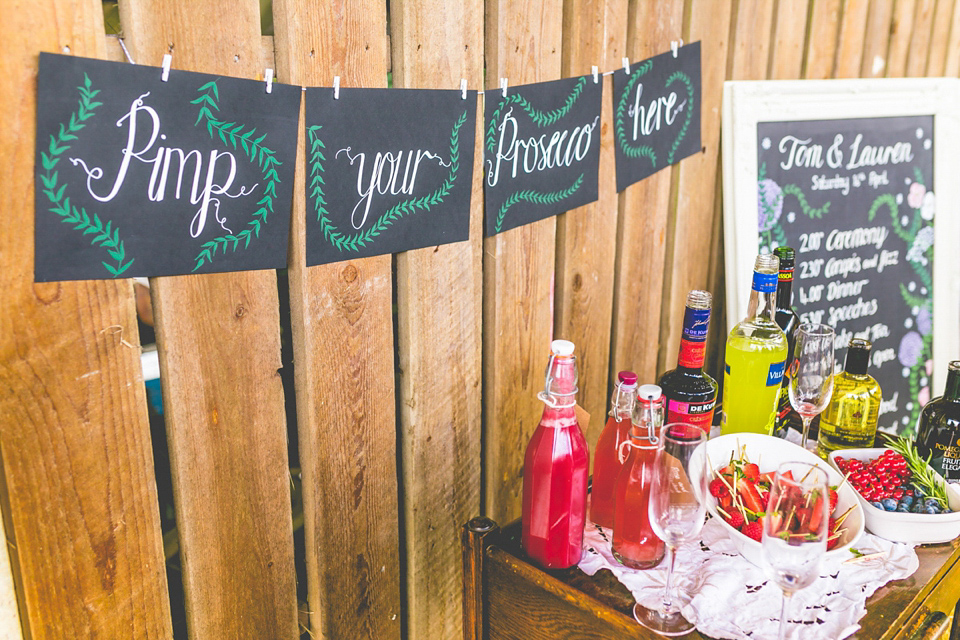 A handmade dress for a colourful and rustic, country barn wedding in the Spring. Images by ELS Photography. A handmade dress for a colourful and rustic, country barn wedding in the Spring. Images by ELS Photography.
