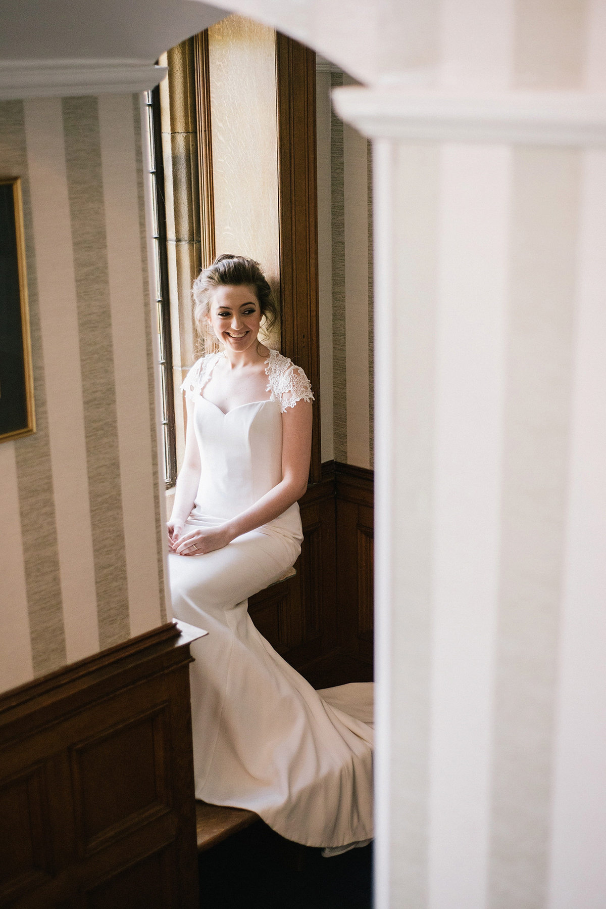 English elegance at Dunsley Hall country house hotel wedding venue in Whitby, North Yorkshire. Photography by Georgina Harrison.