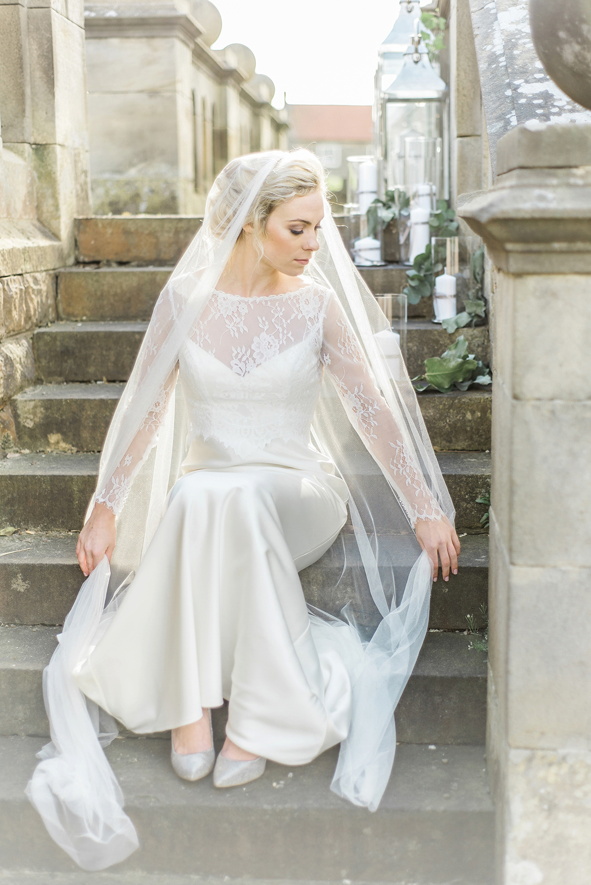 English elegance at Dunsley Hall country house hotel wedding venue in Whitby, North Yorkshire. Photography by Georgina Harrison.