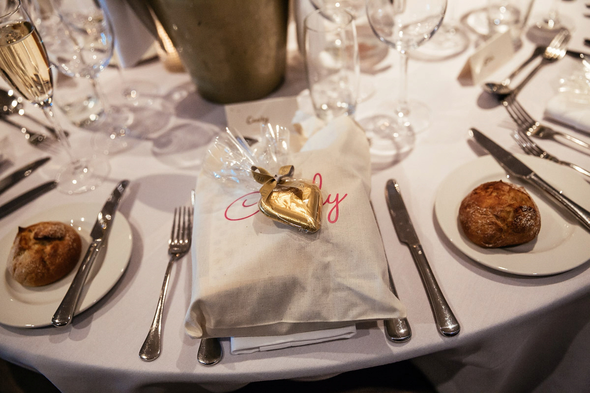 Daisy wears a Jenny Packham gown for her modern, stylish and colourful Manchester city wedding. Photography by Cassandra Lane.