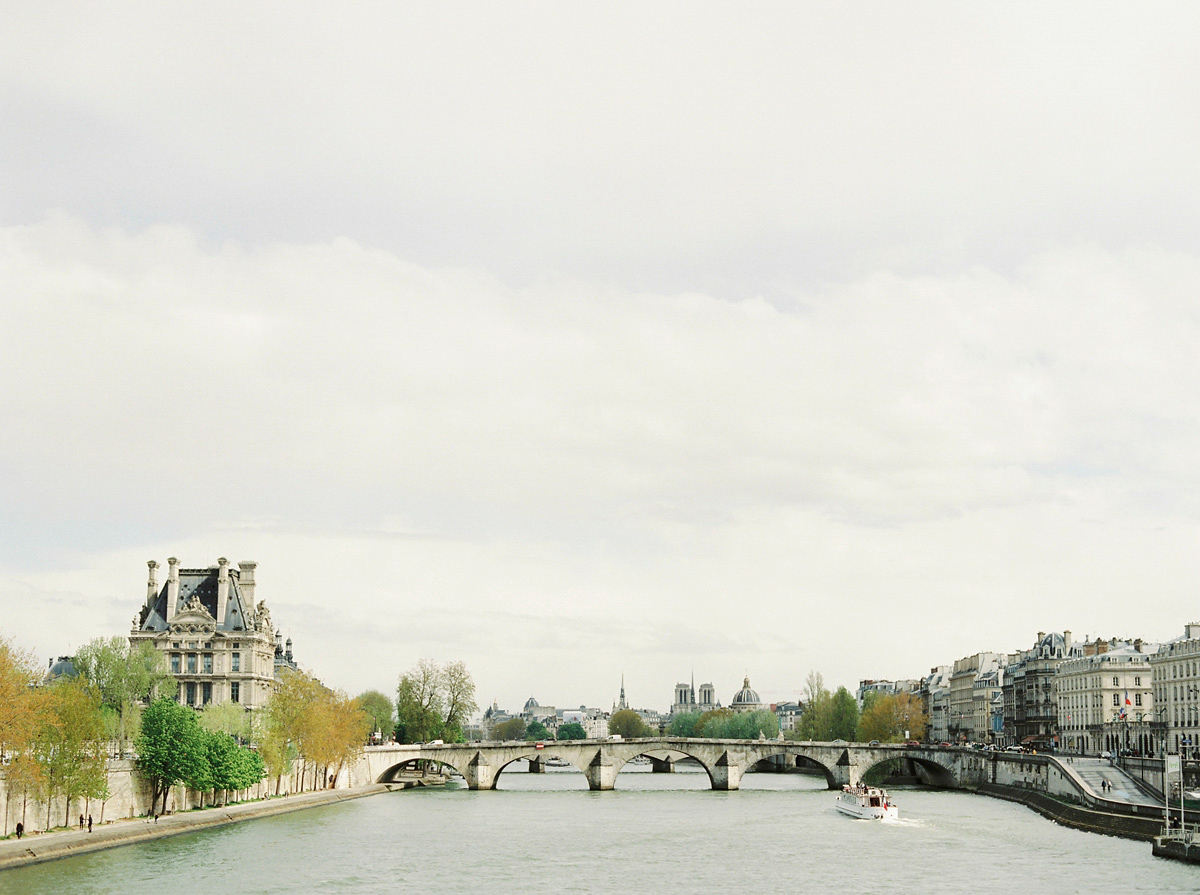 An engagement shoot in Paris. Photography by Zosia Zacharia.