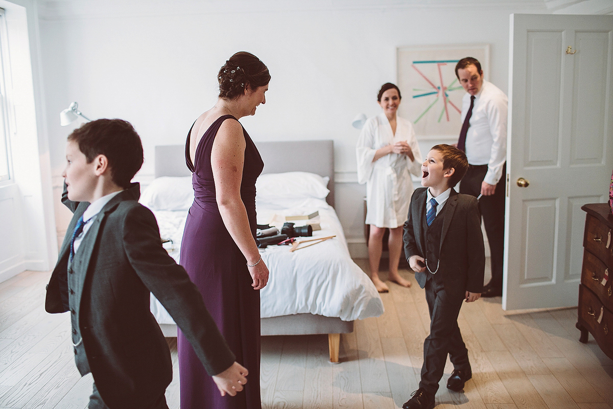 Nicky wore a Justin Alexander gown for her relaxed and stylish winter wedding in East London. Photography by Lemonade Pictures. Nicky wore a Justin Alexander gown for her relaxed and stylish winter wedding in East London. Photography by Lemonade Pictures.