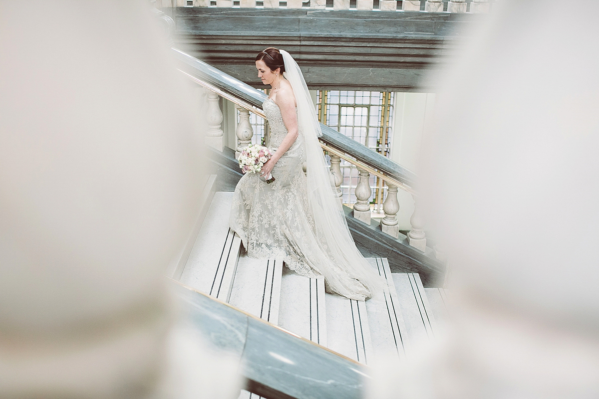 Nicky wore a Justin Alexander gown for her relaxed and stylish winter wedding in East London. Photography by Lemonade Pictures. Nicky wore a Justin Alexander gown for her relaxed and stylish winter wedding in East London. Photography by Lemonade Pictures.