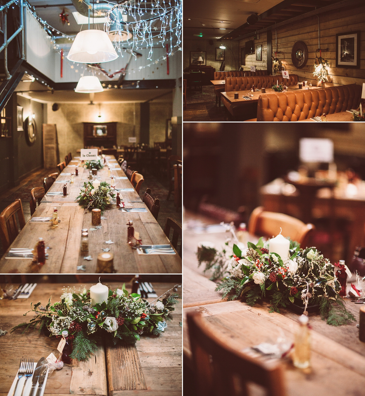 Nicky wore a Justin Alexander gown for her relaxed and stylish winter wedding in East London. Photography by Lemonade Pictures. Nicky wore a Justin Alexander gown for her relaxed and stylish winter wedding in East London. Photography by Lemonade Pictures.