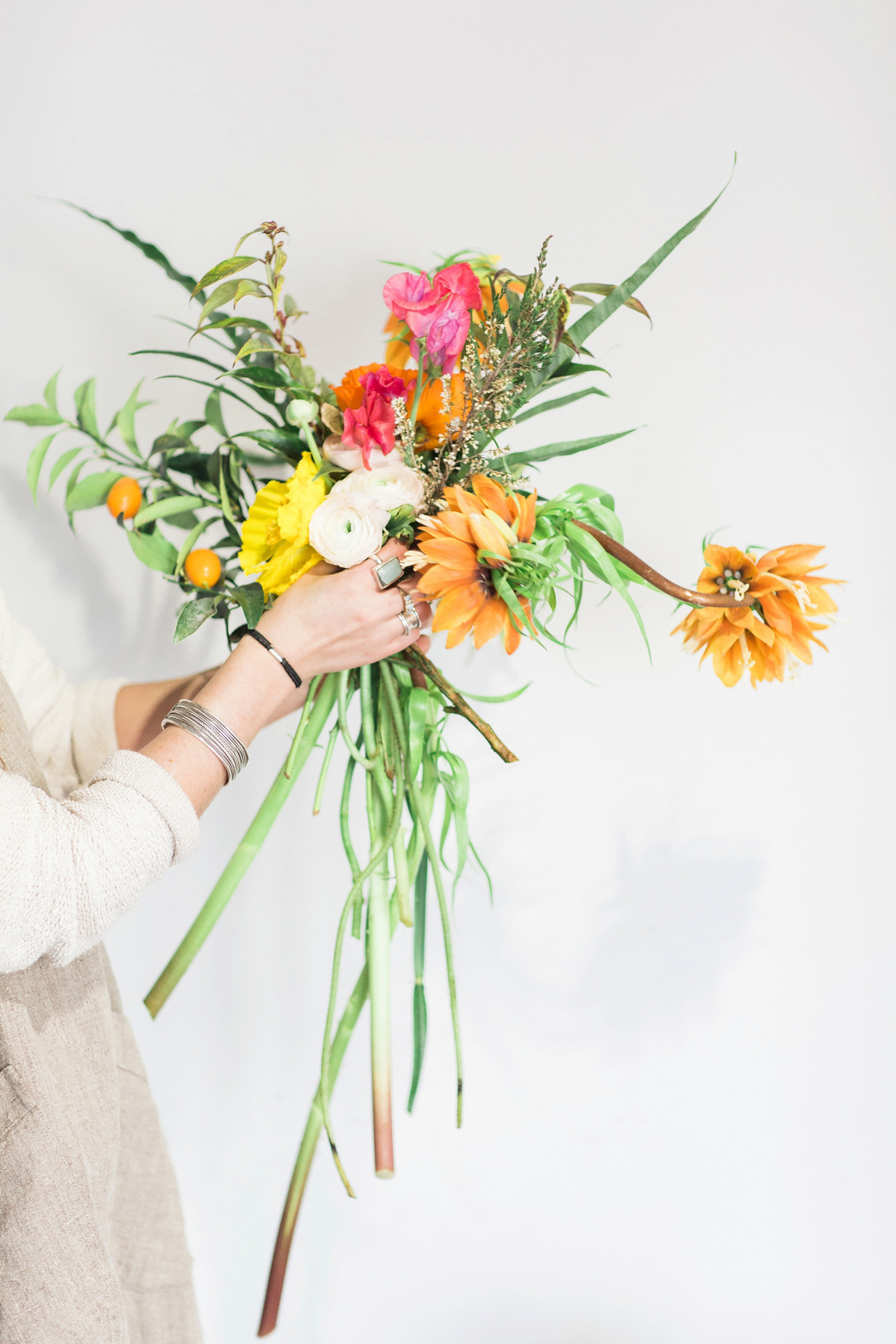 How to design your own wedding bouquet - advice from Georgia of Westwood Design. Images by Sarah Hannam Photography.