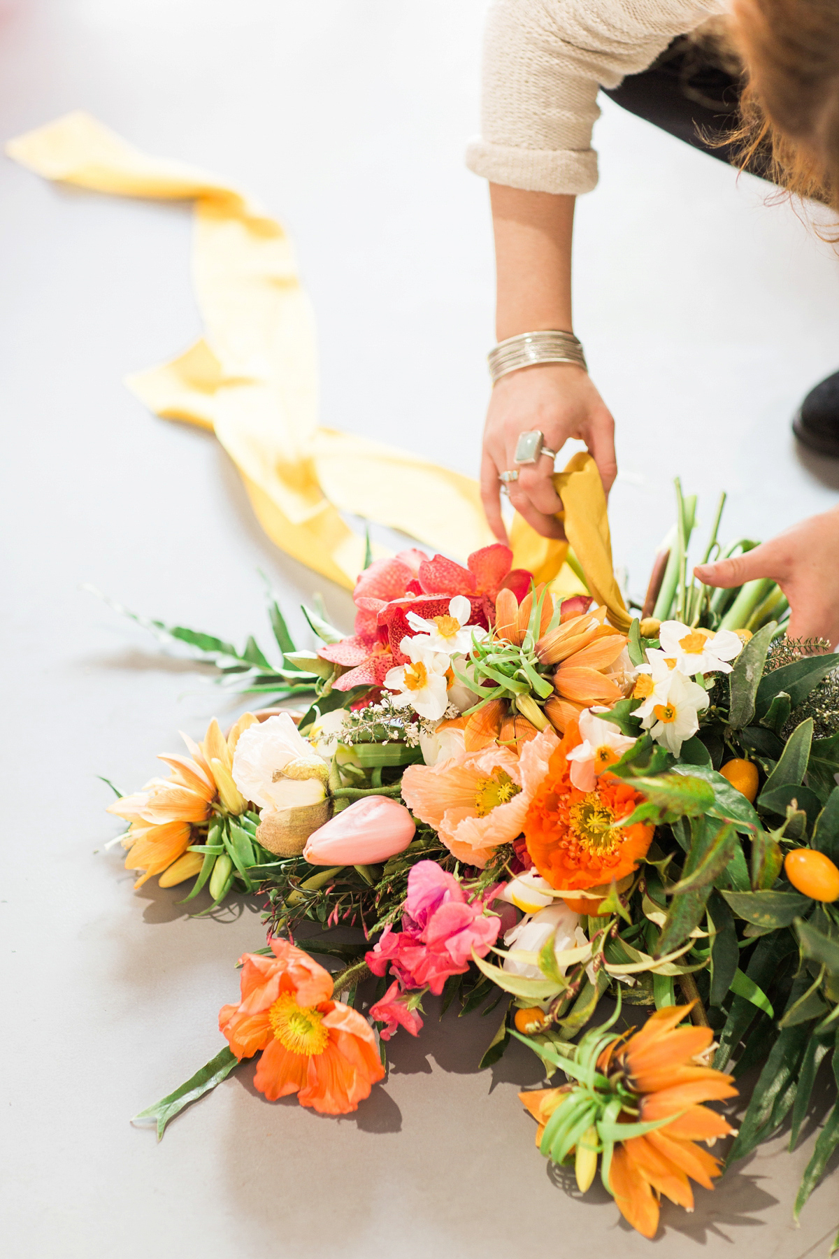 How to design your own wedding bouquet - advice from Georgia of Westwood Design. Images by Sarah Hannam Photography.