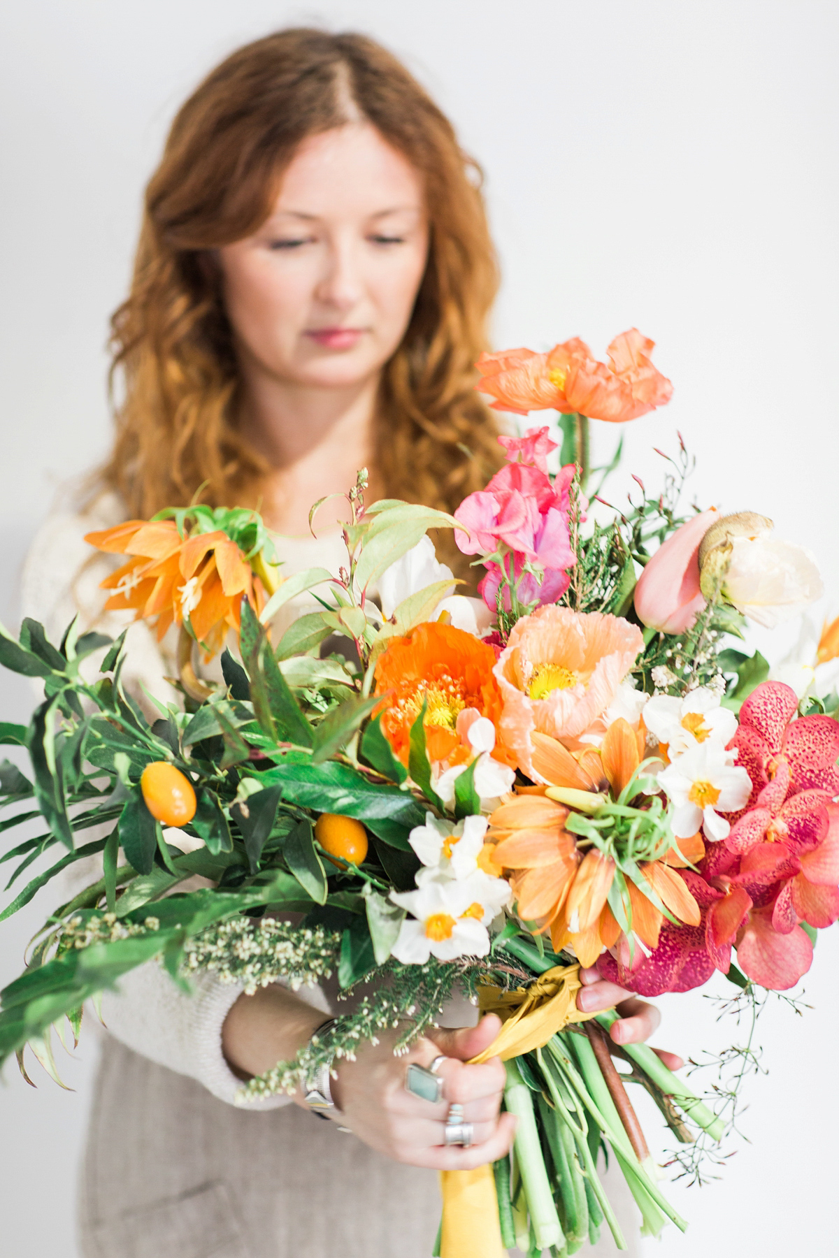 How to design your own wedding bouquet - advice from Georgia of Westwood Design. Images by Sarah Hannam Photography.