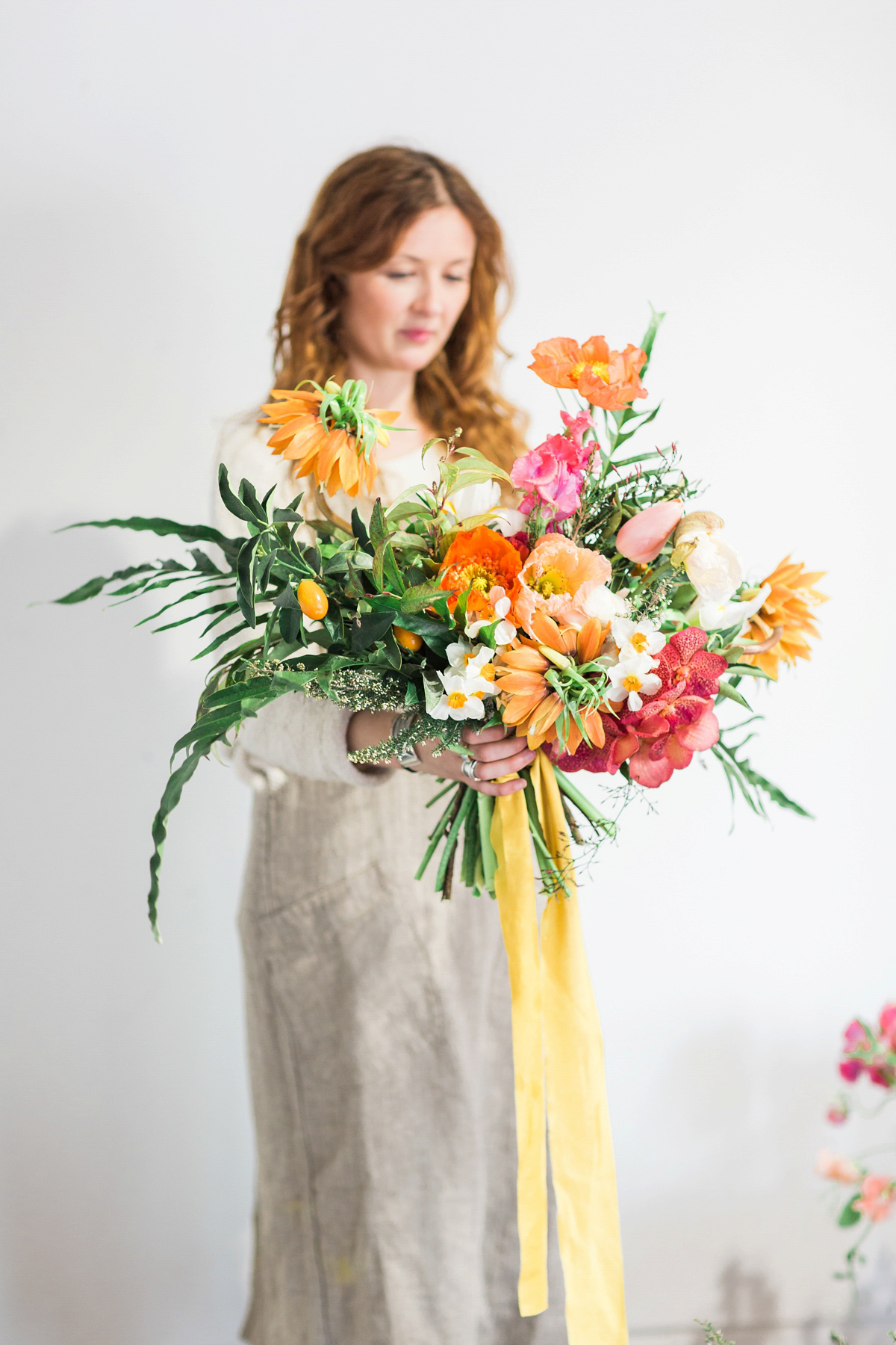 How to design your own wedding bouquet - advice from Georgia of Westwood Design. Images by Sarah Hannam Photography.