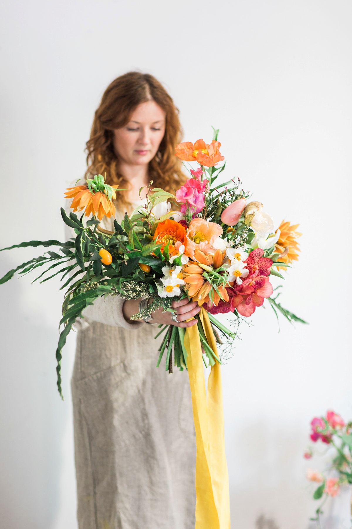 How to design your own wedding bouquet - advice from Georgia of Westwood Design. Images by Sarah Hannam Photography.