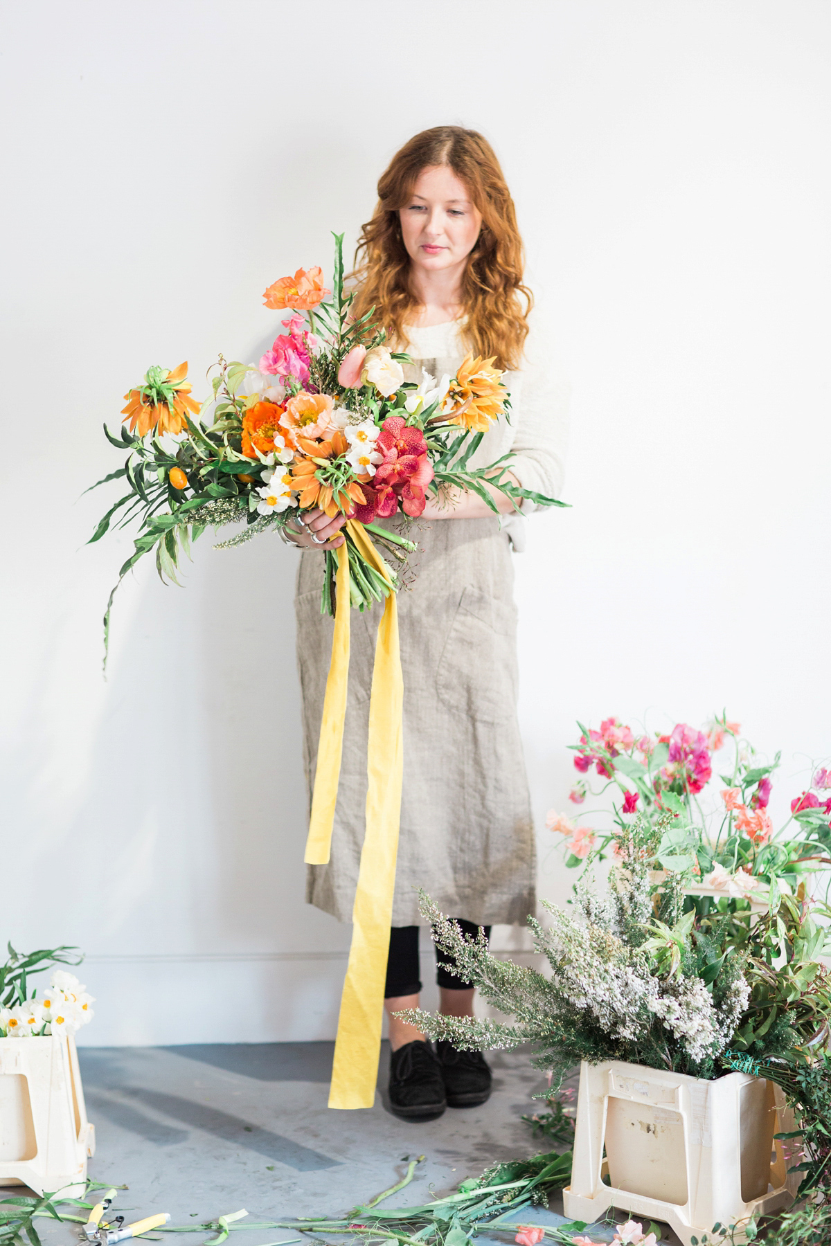 How to design your own wedding bouquet - advice from Georgia of Westwood Design. Images by Sarah Hannam Photography.