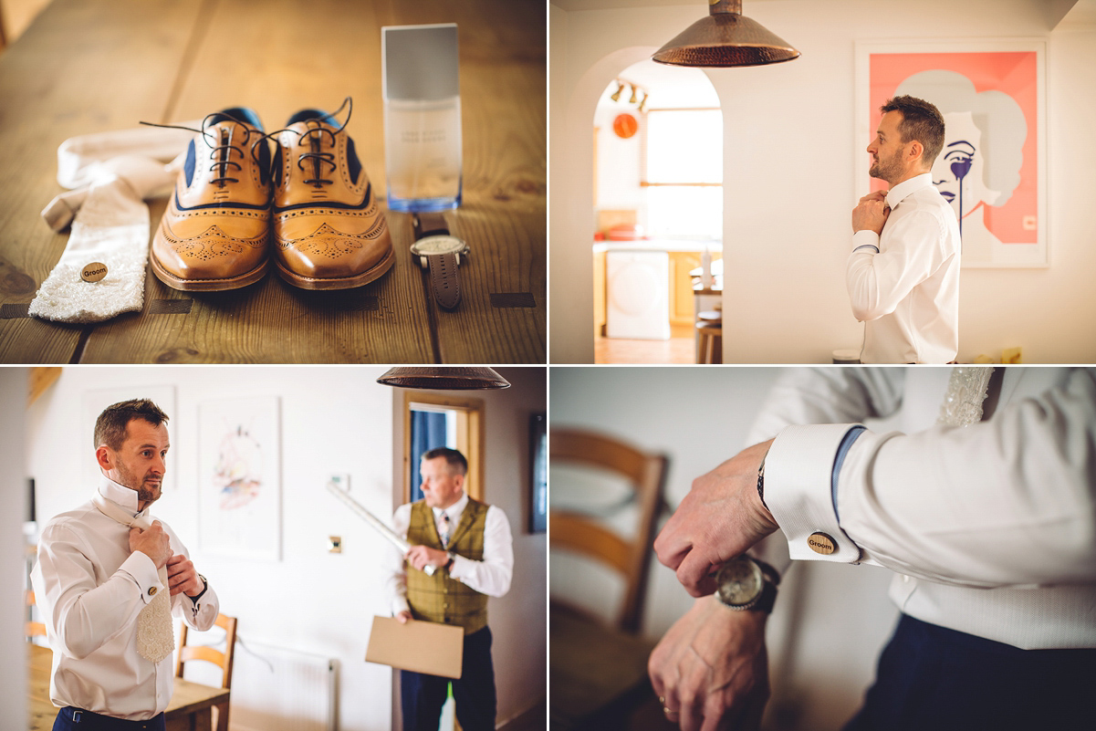 A bridal boutique owner's colourful, whimsical, bluebell filled woodland wedding. Photography by Olegs Samsonovs.