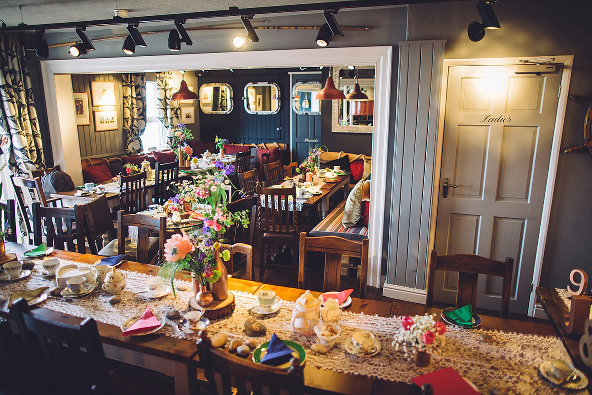 A bridal boutique owner's colourful, whimsical, bluebell filled woodland wedding. Photography by Olegs Samsonovs.