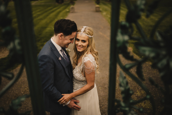 Anna Campbell Glamour And Touches Of Gold for a Bohemian Irish Bride