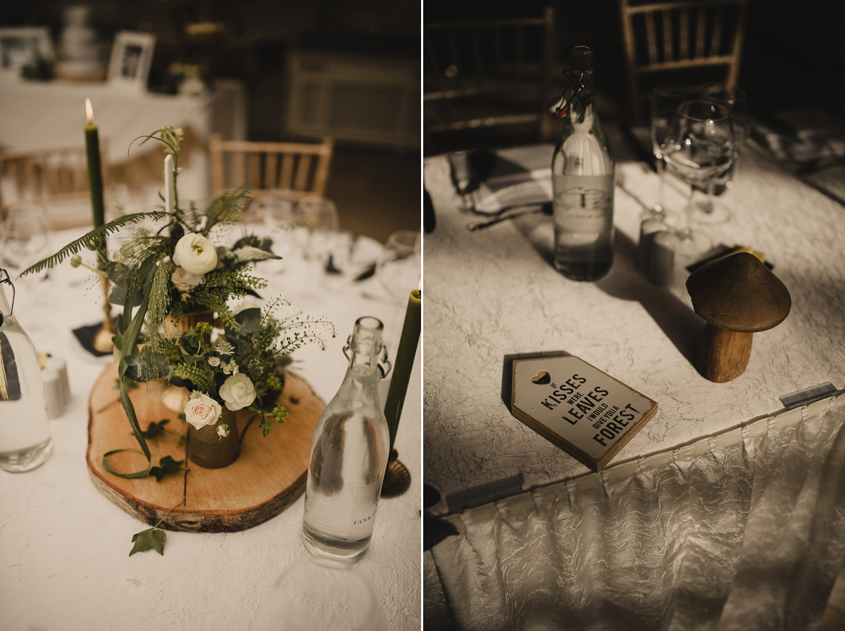 Bride Leona wears an Anna Campbell gown for her bohemian inspired wedding in Ireland. Photography by Tomasz Kornas.