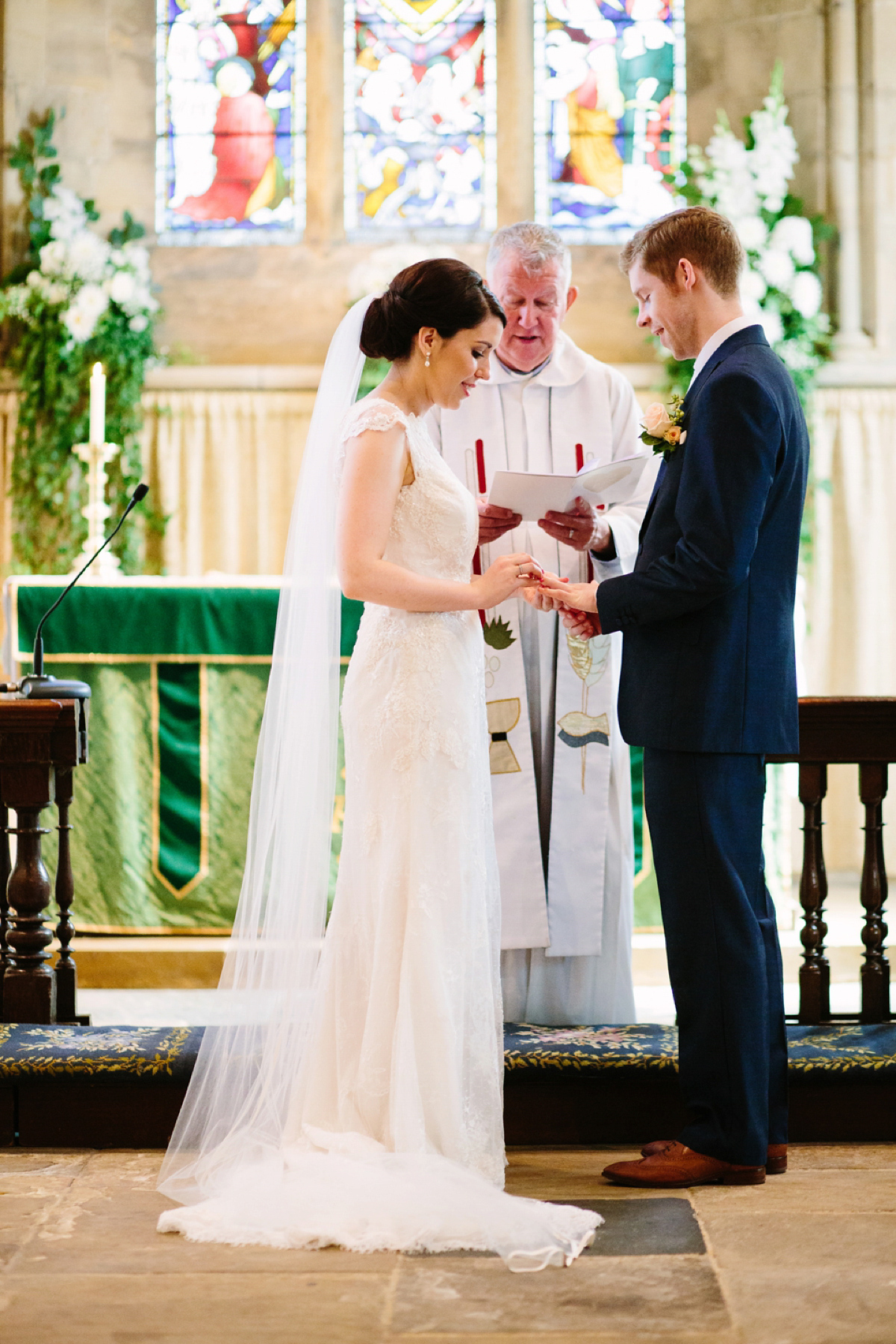 Hollie wore a Lusan Mandongus gown for her tipi wedding set in the Sussex countryside. Photography by Hayley Savage.