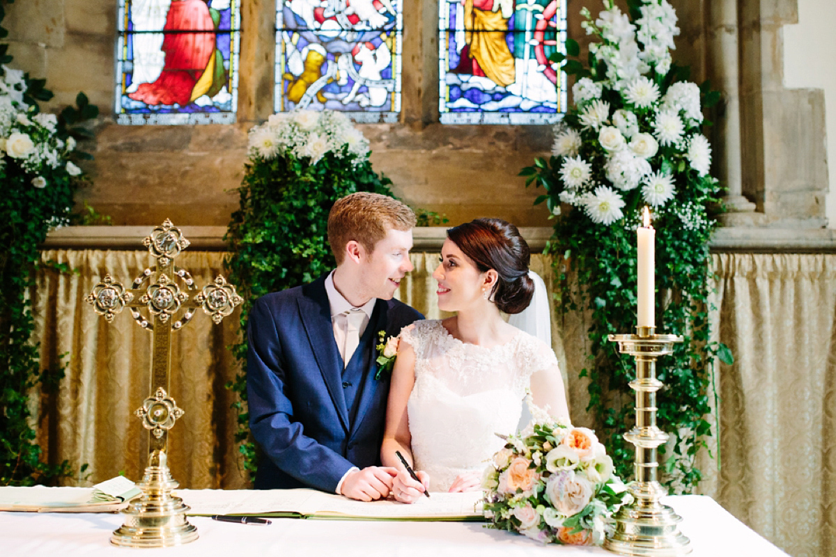 Hollie wore a Lusan Mandongus gown for her tipi wedding set in the Sussex countryside. Photography by Hayley Savage.