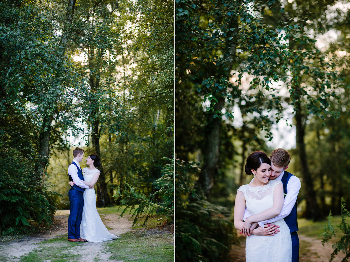 Hollie wore a Lusan Mandongus gown for her tipi wedding set in the Sussex countryside. Photography by Hayley Savage.