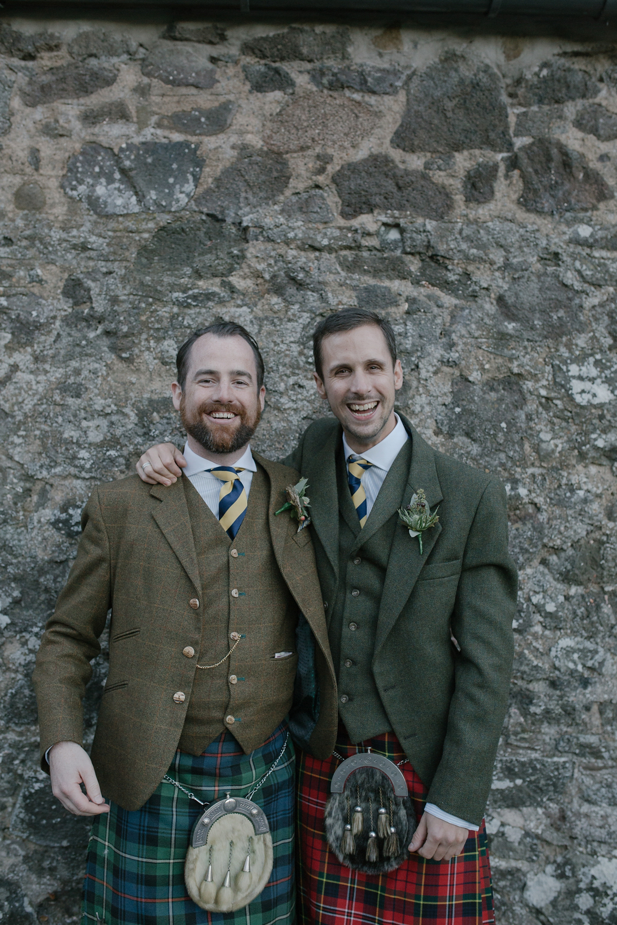 Julia wore the Leila gown by Jenny Packham for her rustic, Autumn wedding at The Byre at Inchyra. Photography by Jen Owens.