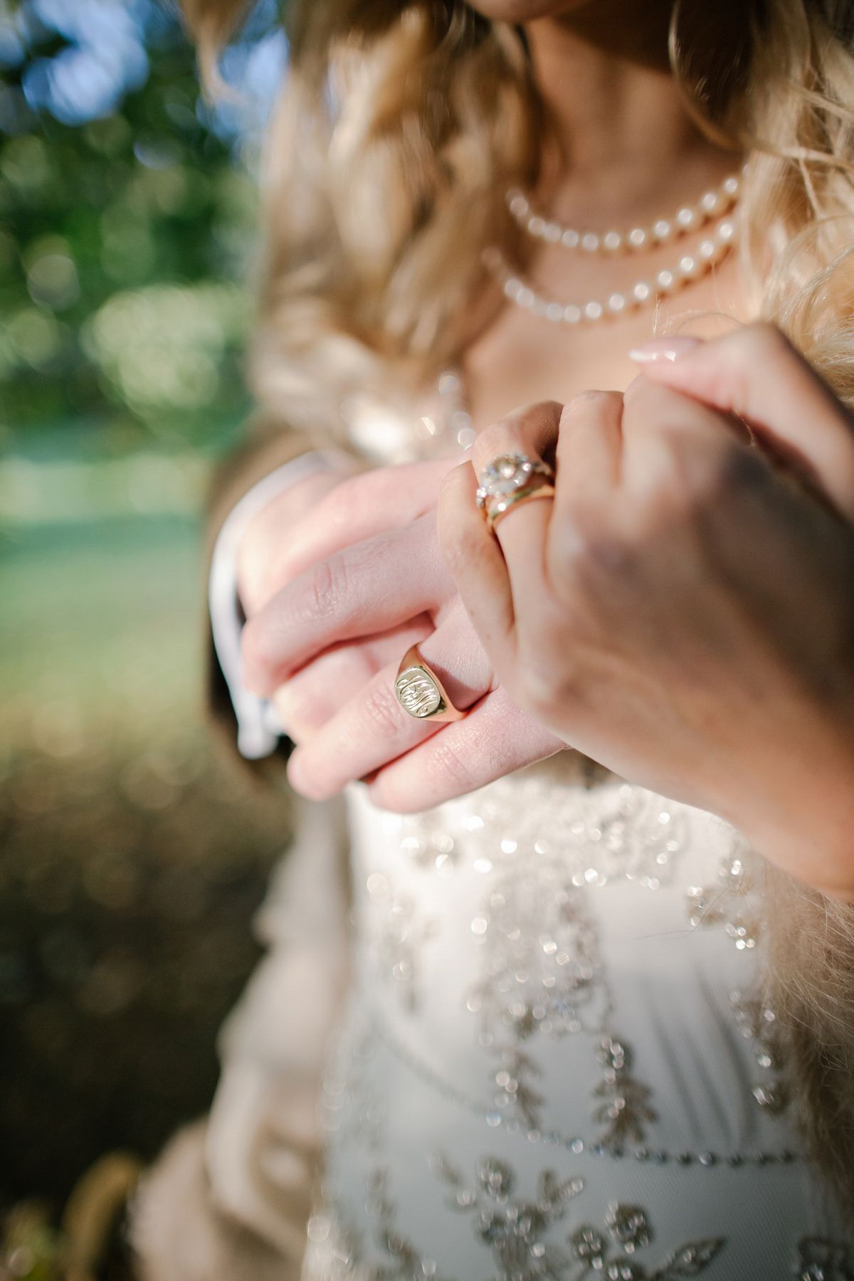 Julia wore the Leila gown by Jenny Packham for her rustic, Autumn wedding at The Byre at Inchyra. Photography by Jen Owens.