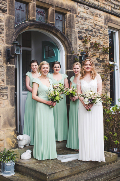Jenny Packham and Wildflower Elegance for a Pastel Colour Wedding in the Peak District