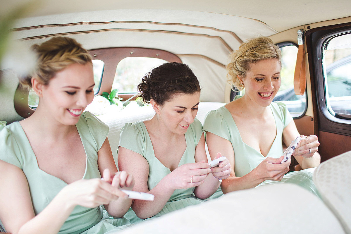 Jenny Packham and wildflower elegance for a Peak District Wedding in pastel shades. Images by S6 Photography.