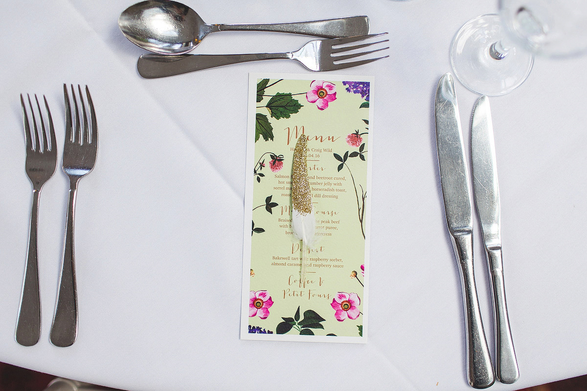 Jenny Packham and wildflower elegance for a Peak District Wedding in pastel shades. Images by S6 Photography.