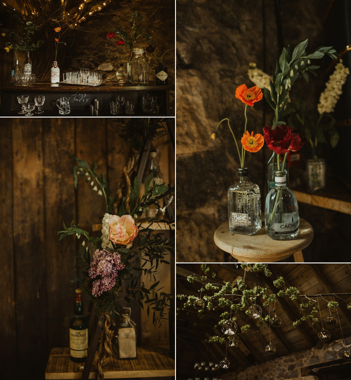 Nicola wears a Stewart Parvin gown for her elegant and romantic 'joining of the clans' inspired Scottish wedding. Photography by The Curries.