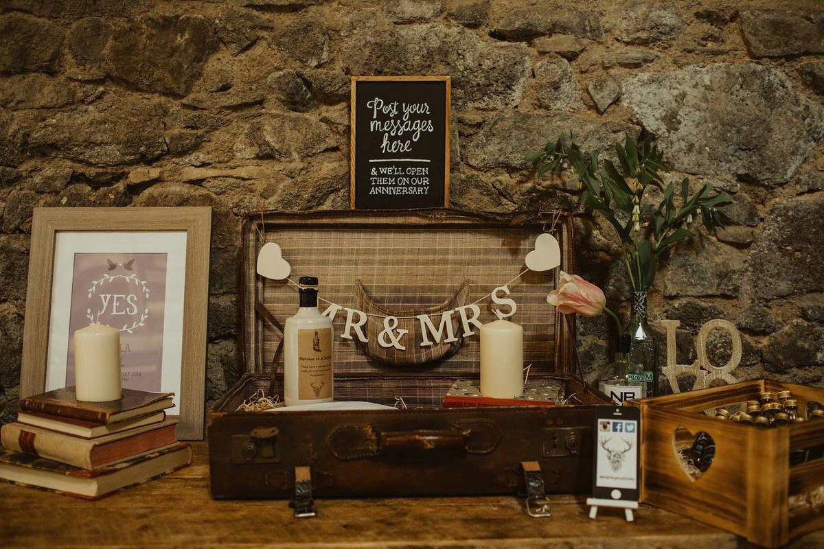 Nicola wears a Stewart Parvin gown for her elegant and romantic 'joining of the clans' inspired Scottish wedding. Photography by The Curries.