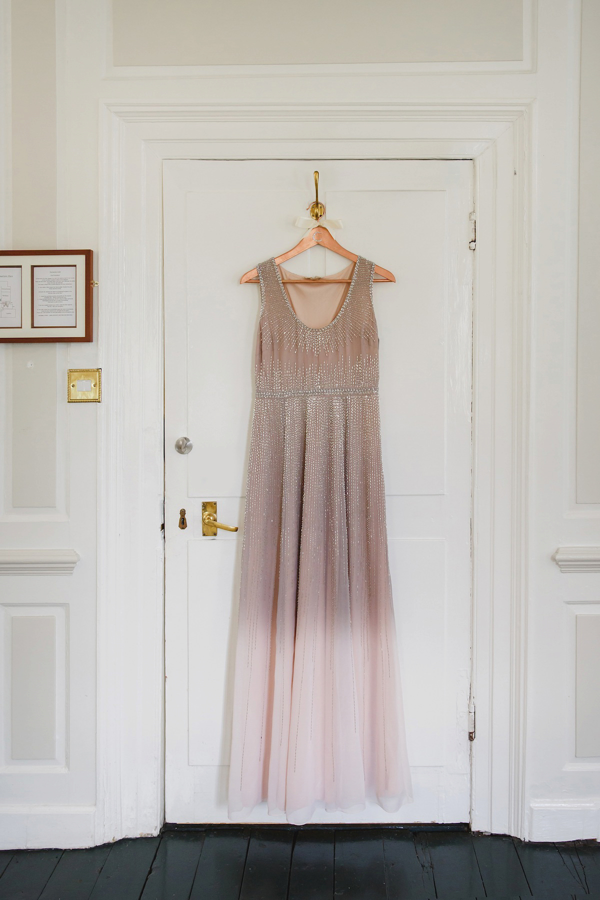 Victoria wears a Pronovias gown with a cathedral length veil for her relaxed, fun and colourful English country garden wedding in the Cotswolds. Photography by Sarah Ann Wright.