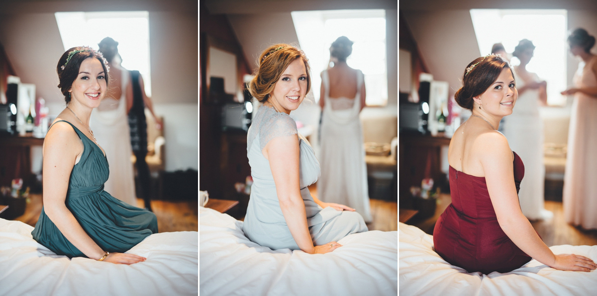 Lucy wore a 1920s inspired drop waist gown by Charlie Brear for her magical Autumn Papakata tipi wedding at Middlesmoor in Yorkshire. Silversixpence Films + Flawless Photography.