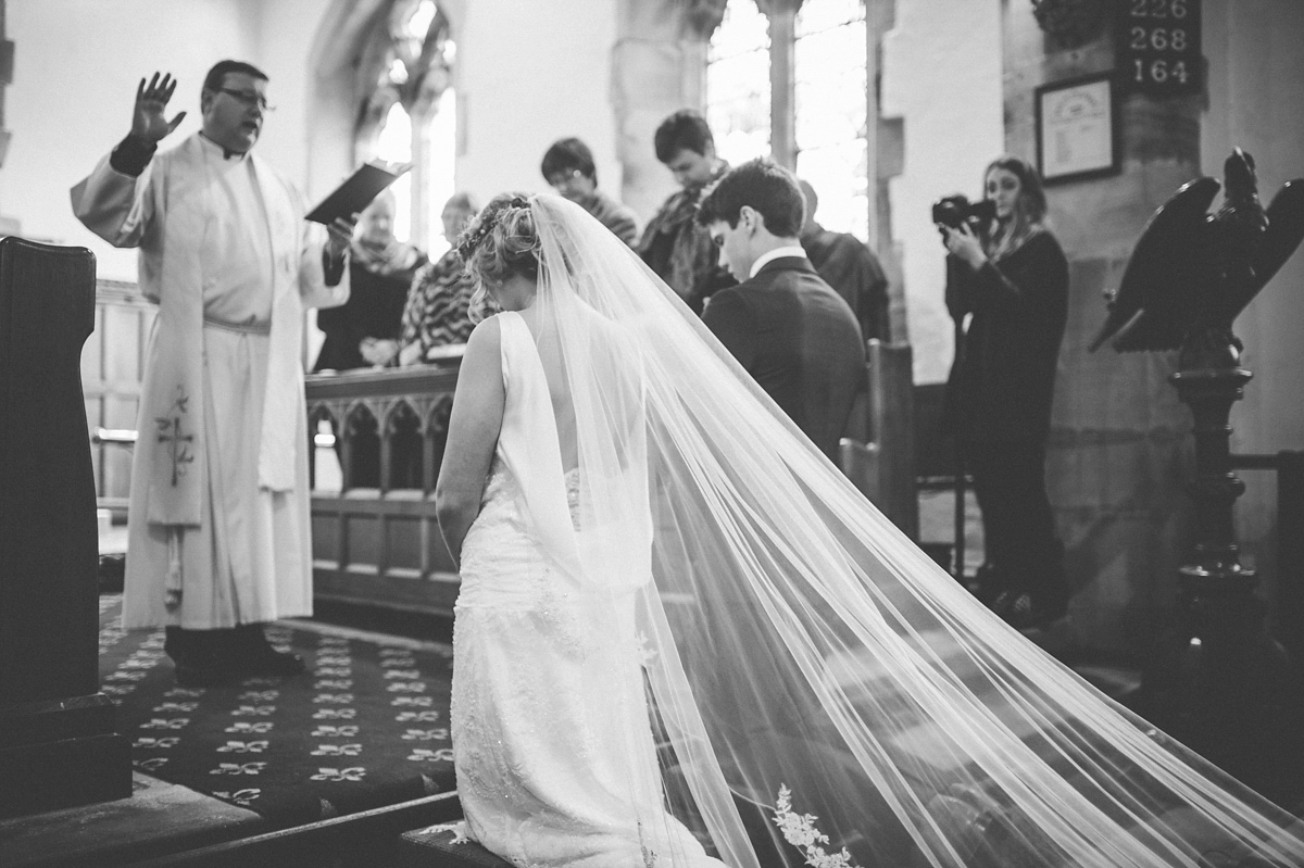 Lucy wore a 1920s inspired drop waist gown by Charlie Brear for her magical Autumn Papakata tipi wedding at Middlesmoor in Yorkshire. Silversixpence Films + Flawless Photography.