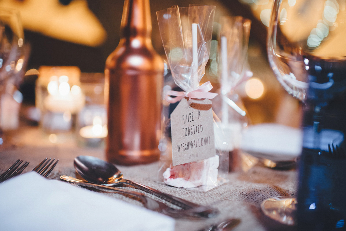 Lucy wore a 1920s inspired drop waist gown by Charlie Brear for her magical Autumn Papakata tipi wedding at Middlesmoor in Yorkshire. Silversixpence Films + Flawless Photography.