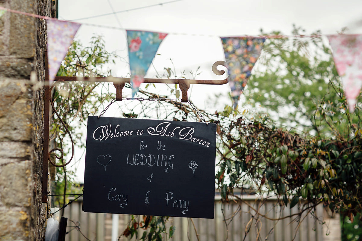 Gemma wore a boho inspired wedding dress by Wilden bride for her lovely Spring country house wedding in Devon. Images by Freckle Photography.