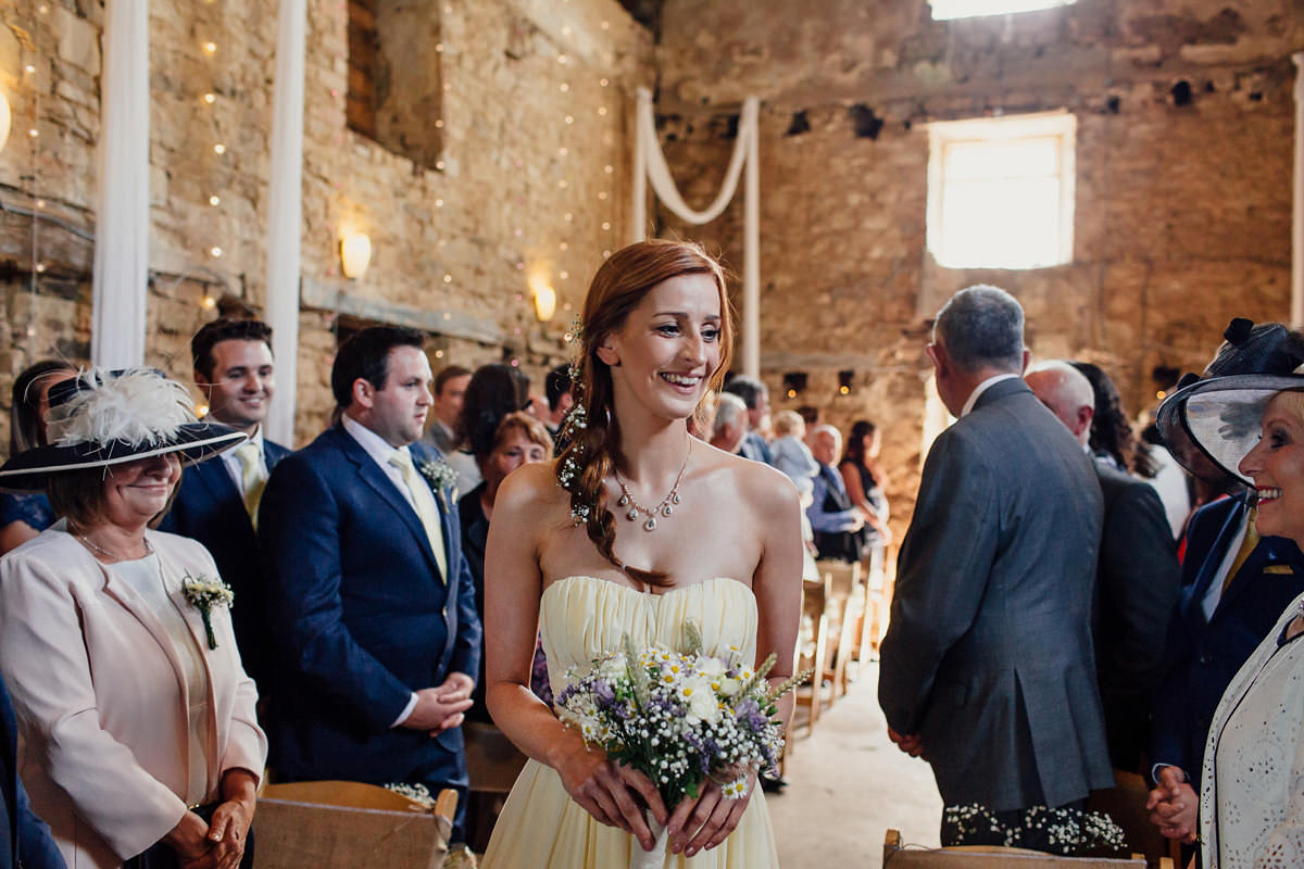 Gemma wore a boho inspired wedding dress by Wilden bride for her lovely Spring country house wedding in Devon. Images by Freckle Photography.