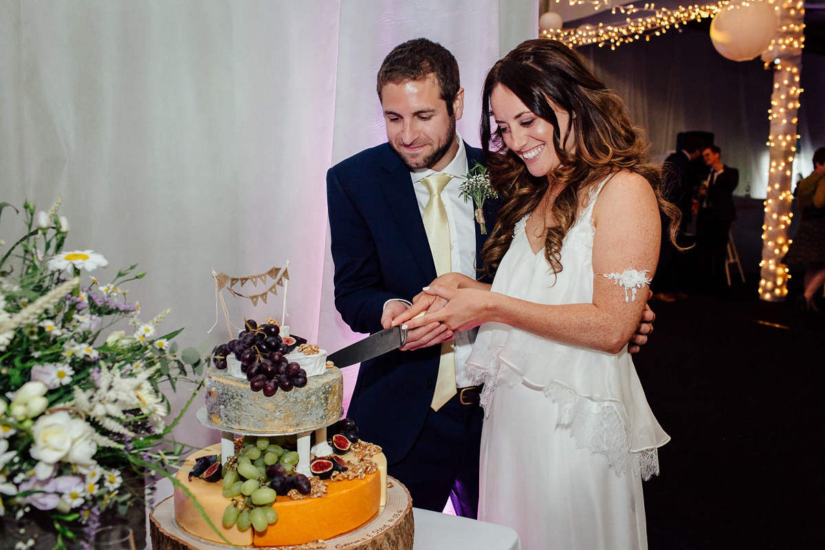 Gemma wore a boho inspired wedding dress by Wilden bride for her lovely Spring country house wedding in Devon. Images by Freckle Photography.