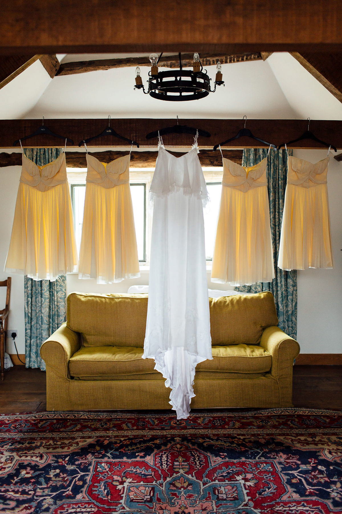 Gemma wore a boho inspired wedding dress by Wilden bride for her lovely Spring country house wedding in Devon. Images by Freckle Photography.